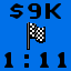 Retro Achievement for It's over 9000 XI (Surfer Bob 2) (1:11)