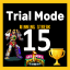 ゲーム用のレトロな実績 Thunder Megazord Trial Mode ( Gold )