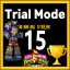 ゲーム用のレトロな実績 Shogun Megazord Trial Mode ( Gold )