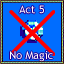 Retro Achievement for No Magic in the Temple Ruins
