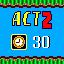 Realização Retrô para o jogo Turquoise Speedrun - Act 2
