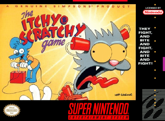 screenshot №0 for game The Itchy & Scratchy Game