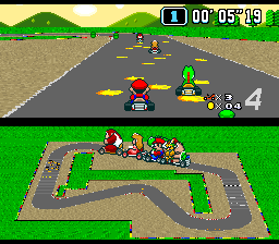 screenshot №1 for game Super Mario Kart