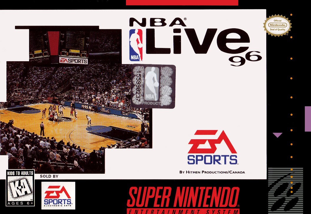 NBA Live 96 cover