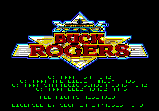 Buck Rogers : Countdown to Doomsday screenshot №1