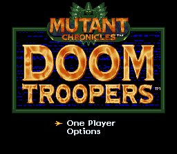 Doom Troopers : Mutant Chronicles screenshot №1