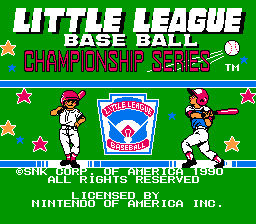 Little League Baseball : Championship Series screenshot №1
