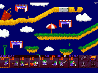 screenshot №1 for game Lemmings 2 : The Tribes