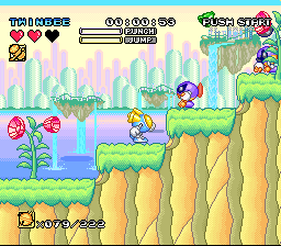 screenshot №1 for game Pop'n TwinBee : Rainbow Bell Adventures