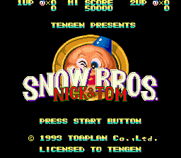 screenshot №2 for game Snow Bros. : Nick & Tom