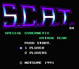 S.C.A.T. : Special Cybernetic Attack Team screenshot №1