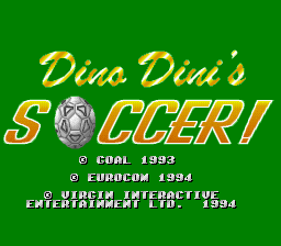 Dino Dini's Soccer! screenshot №1