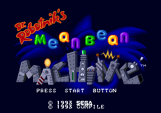 Dr. Robotnik's Mean Bean Machine screenshot №1