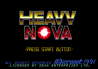 Heavy Nova (Sega Mega Drive / Genesis) | Emulator games EmuBox