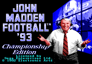 screenshot №3 for game John Madden Football : Championship Edition
