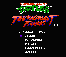 Teenage Mutant Ninja Turtles : Tournament Fighters screenshot №1