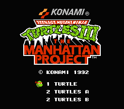 screenshot №3 for game Teenage Mutant Ninja Turtles III : The Manhattan Project