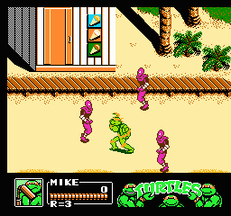screenshot №2 for game Teenage Mutant Ninja Turtles III : The Manhattan Project