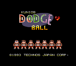 screenshot №3 for game Kunio-kun no Dodge Ball Da yo Zenin Shuugou!