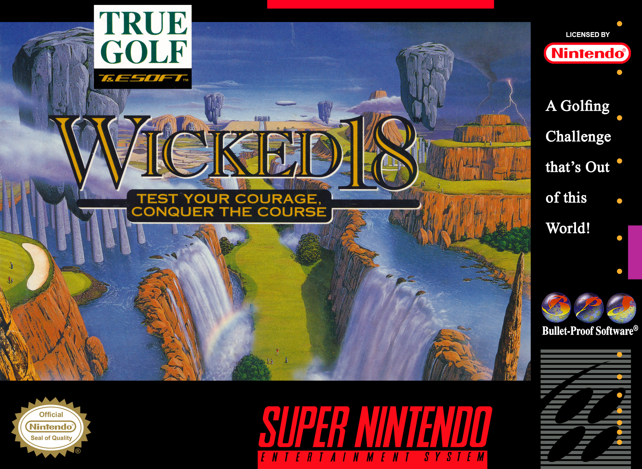 Скачать True Golf Classics : Wicked 18 (Super Nintendo Entertainment  System)| Онлайн эмулятор EmuBox