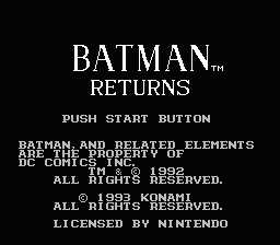 Batman Returns screenshot №1