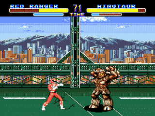 screenshot №1 for game Mighty Morphin Power Rangers
