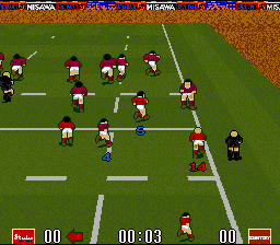 screenshot №1 for game World Class Rugby 2 : Kokunai Gekitou Hen '93