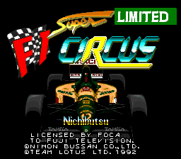 screenshot №2 for game Super F1 Circus Limited