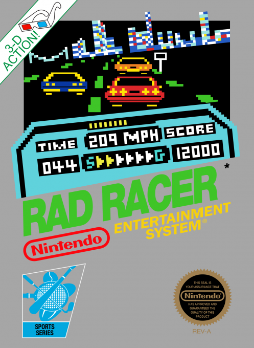 Retro Achievement for Stayin' in the Lanes