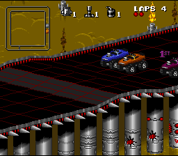 screenshot №2 for game Rock n' Roll Racing