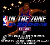 NBA in the Zone 2000 screenshot №1