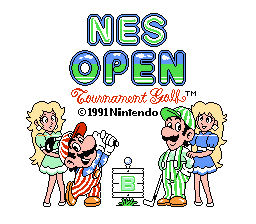 NES Open Tournament Golf screenshot №1