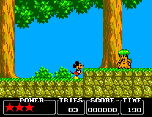 screenshot №1 for game Castle of Illusion Starring Mickey Mouse