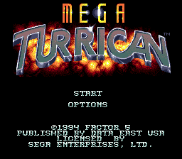 Mega Turrican screenshot №1