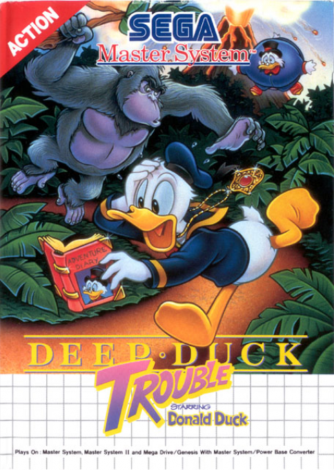 Deep Duck Trouble Starring Donald Duck cover