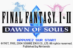 Final Fantasy I & II : Dawn of Souls screenshot №1