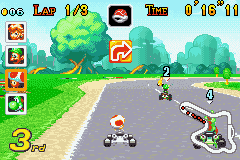 screenshot №1 for game Mario Kart : Super Circuit