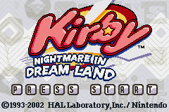 Kirby : Nightmare in Dream Land screenshot №1