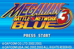 Mega Man Battle Network 3 : Blue Version screenshot №1