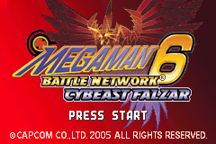 Mega Man Battle Network 6 : Cybeast Falzar screenshot №1