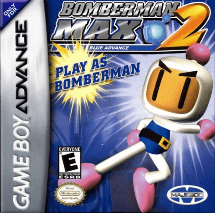 Bomberman Max 2 Blue Advance cover
