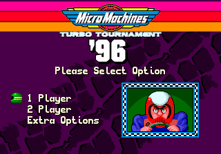 Micro Machines : Turbo Tournament 96 screenshot №1