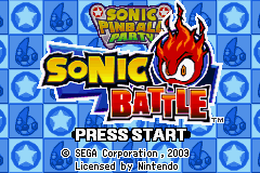 2 Games In 1 : Sonic Battle + Sonic Pinball Party (Game Boy Advance ...