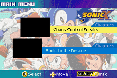 screenshot №1 for game Game Boy Advance Video : Sonic X, Volume 1
